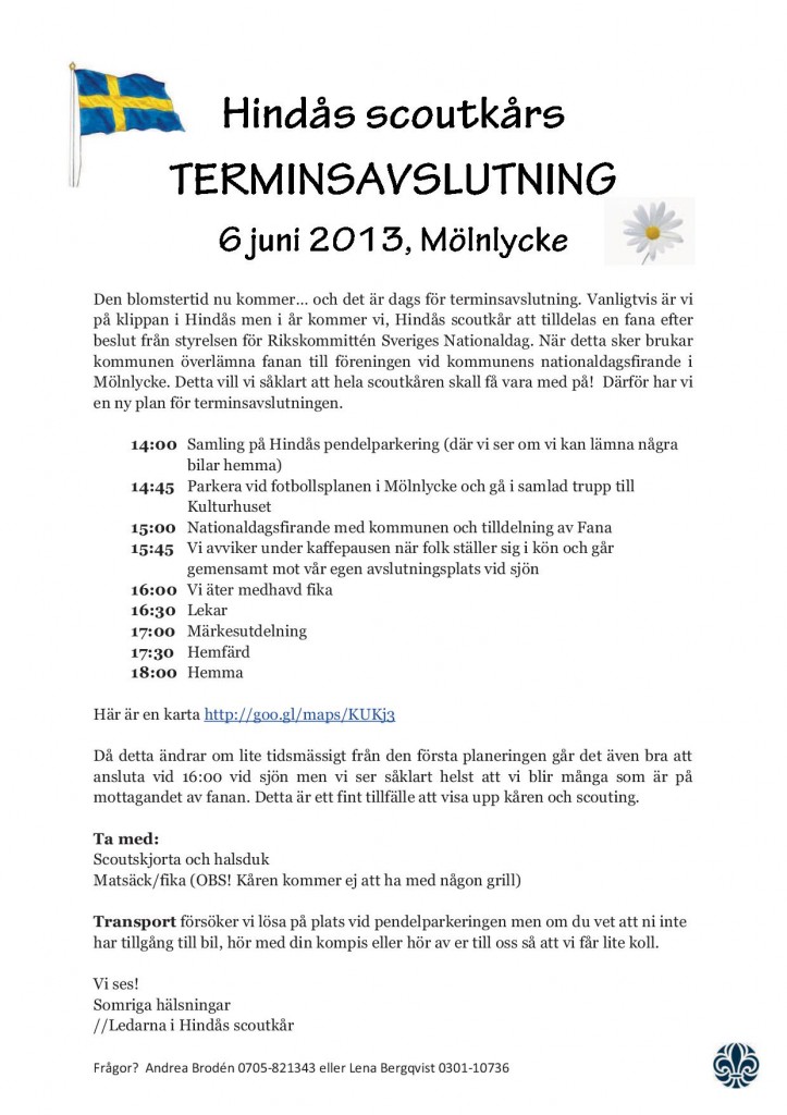 Terminsavslutning VT13